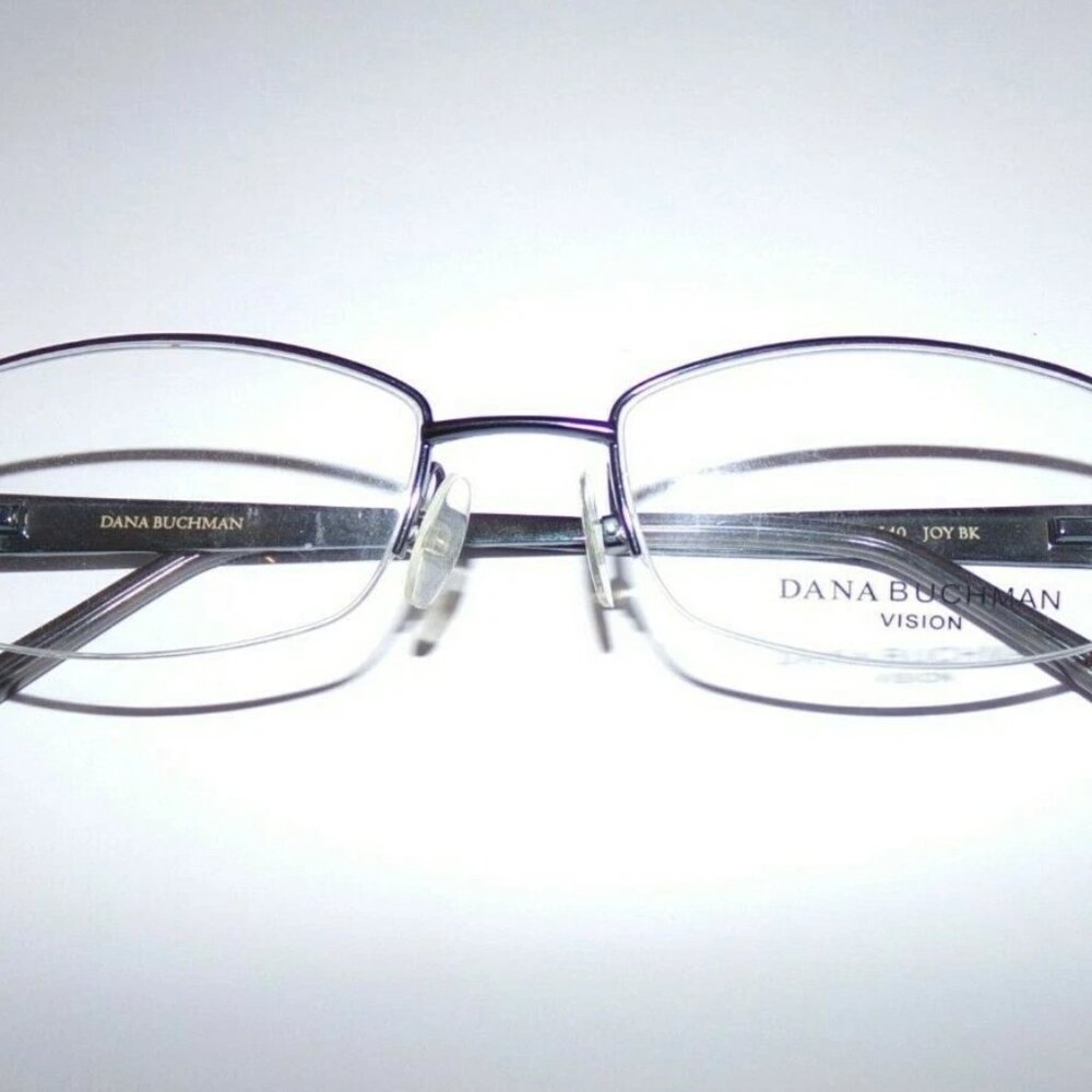 JOY Black Eyeglass Frames DANA BUCHMAN Size 51 NWOT